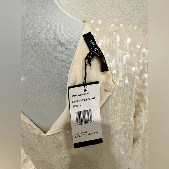 🆕 LAFAYETTE 148 NEW YORKBonnie Iridescent Sequin Shift Dress